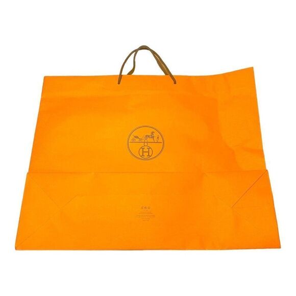 Hermes Extra Large Empty Gift Bag 23.5”x19”x7.5” Shopping Birkin 25 30 Shopping - Picture 3 of 8